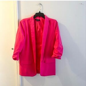 Style Trolley blazer, oversized, pink, size small